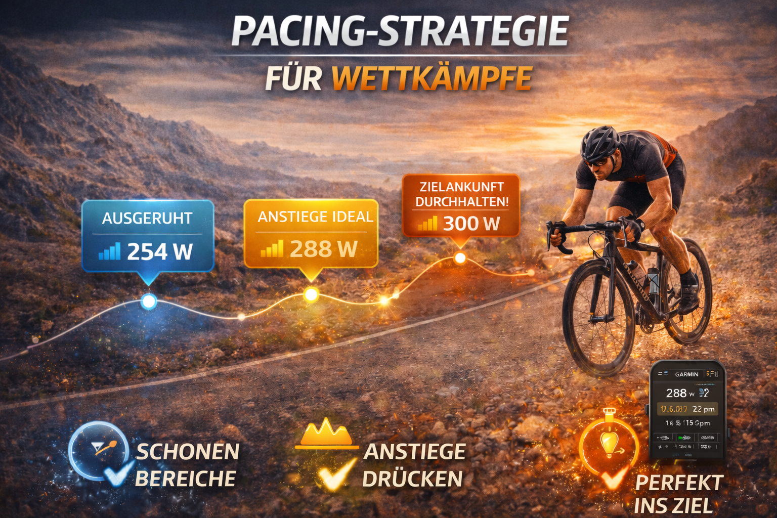 7. Pacing-Strategie Wettkämpfe